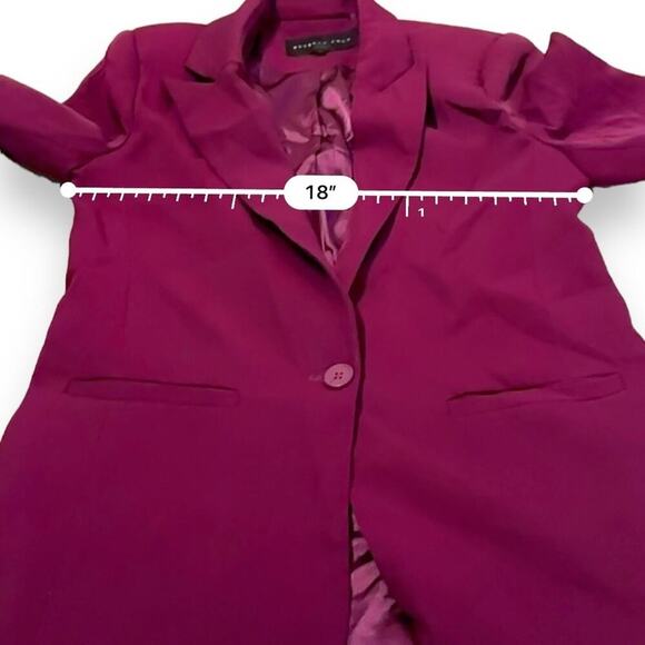 RTR Endless Rose‎ Purple Pink Single Breasted Long Sleeve Blazer Sz S - Picture 12 of 13